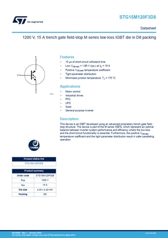  Datasheet Preview Page 1
