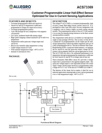  Datasheet Preview Page 1