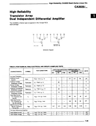  Datasheet Preview Page 1
