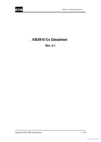  Datasheet Preview Page 1