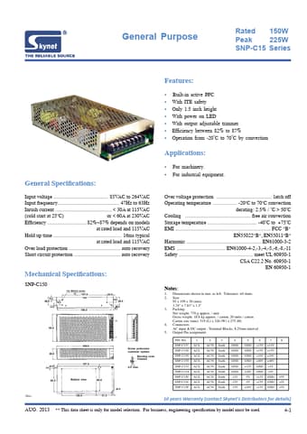  Datasheet Preview Page 1