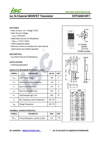  Datasheet Preview Page 1