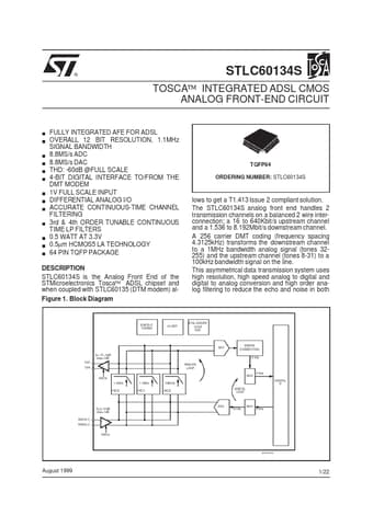  Datasheet Preview Page 1