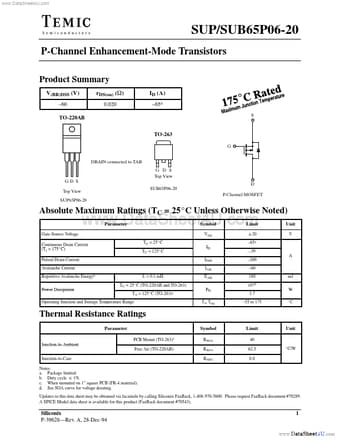  Datasheet Preview Page 1