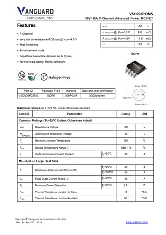  Datasheet Preview Page 1