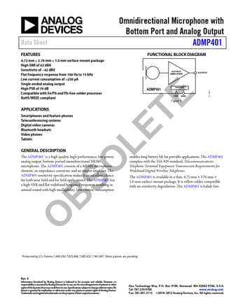  Datasheet Preview Page 1