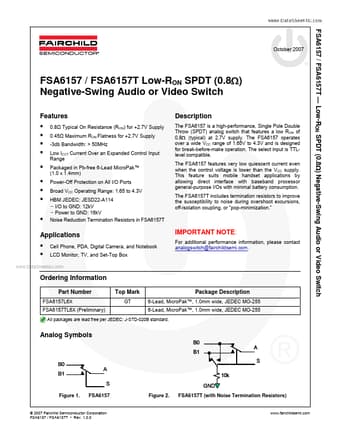  Datasheet Preview Page 1