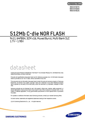 Datasheet Preview Page 1