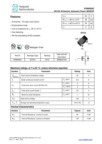  Datasheet Preview Page 1