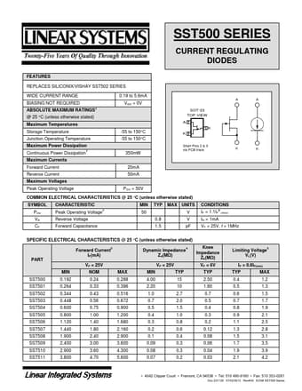  Datasheet Preview Page 1