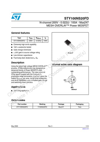  Datasheet Preview Page 1