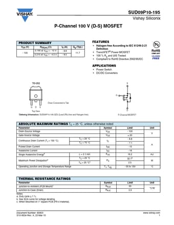  Datasheet Preview Page 1