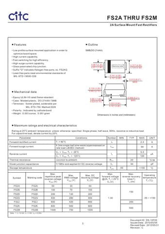  Datasheet Preview Page 1