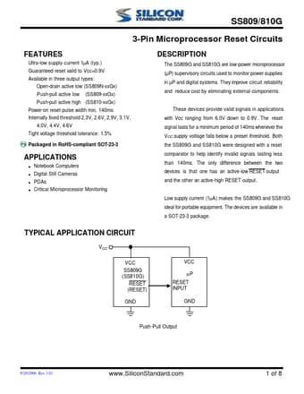  Datasheet Preview Page 1
