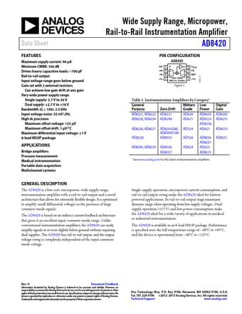  Datasheet Preview Page 1