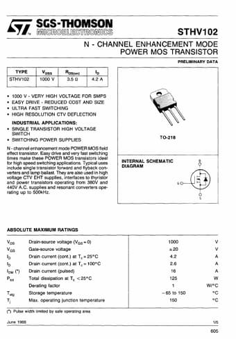  Datasheet Preview Page 1