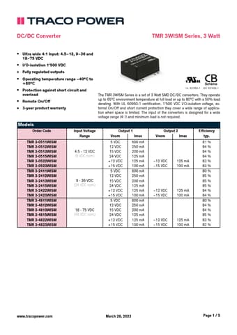  Datasheet Preview Page 1