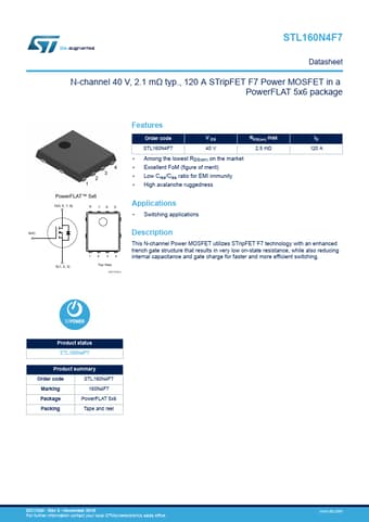  Datasheet Preview Page 1