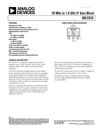  Datasheet Preview Page 1