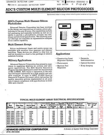  Datasheet Preview Page 1