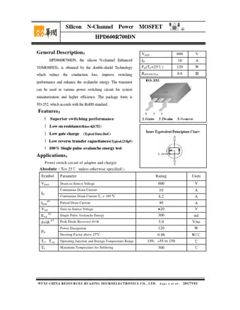  Datasheet Preview Page 1