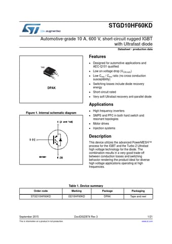  Datasheet Preview Page 1
