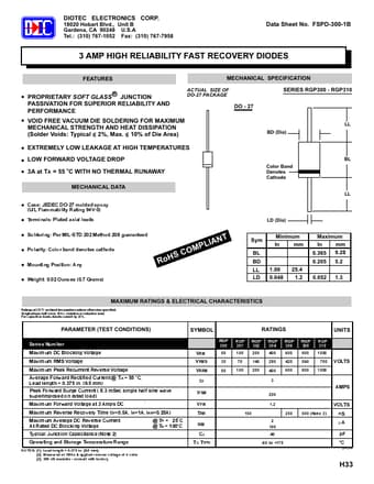  Datasheet Preview Page 1