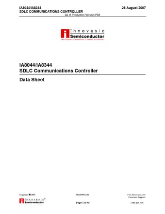  Datasheet Preview Page 1