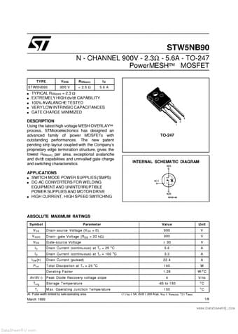  Datasheet Preview Page 1