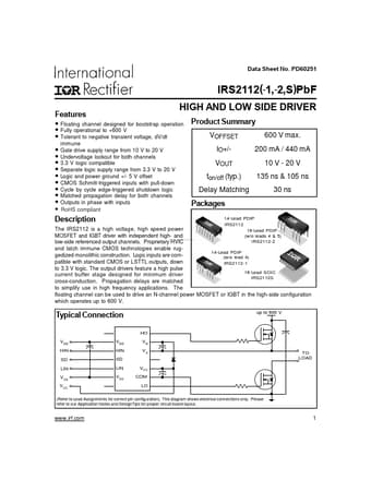  Datasheet Preview Page 1