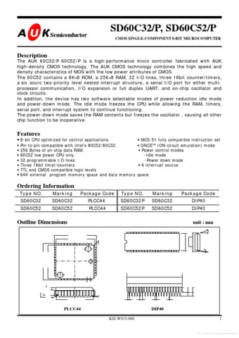  Datasheet Preview Page 1