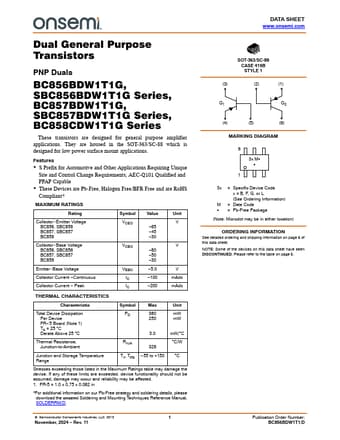  Datasheet Preview Page 1