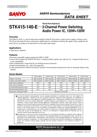  Datasheet Preview Page 1
