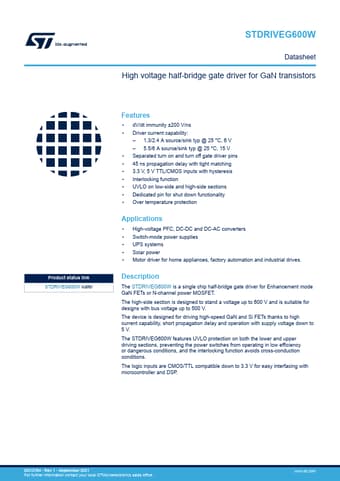  Datasheet Preview Page 1