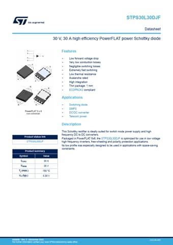  Datasheet Preview Page 1