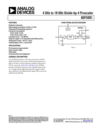  Datasheet Preview Page 1