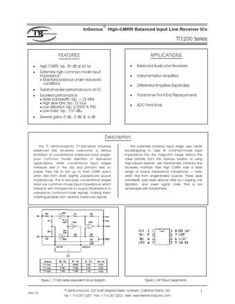  Datasheet Preview Page 1