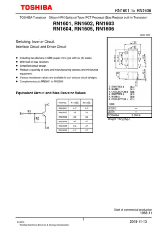  Datasheet Preview Page 1