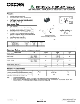 Datasheet Preview Page 1
