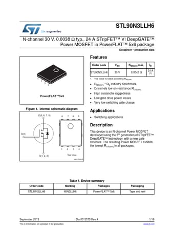  Datasheet Preview Page 1