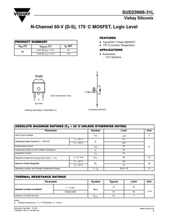  Datasheet Preview Page 1