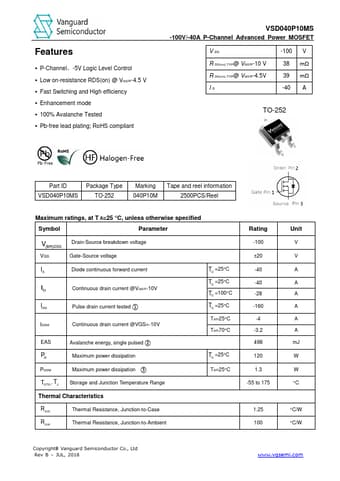  Datasheet Preview Page 1