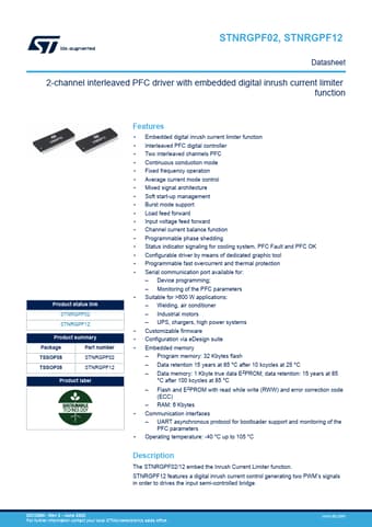  Datasheet Preview Page 1