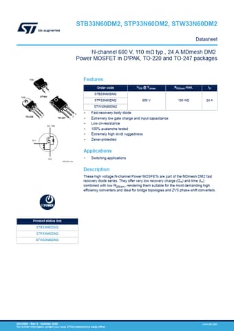  Datasheet Preview Page 1