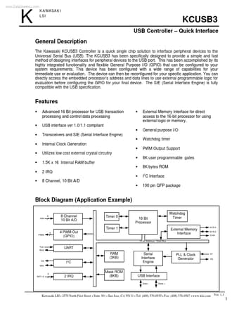  Datasheet Preview Page 1