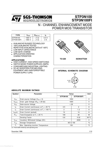  Datasheet Preview Page 1