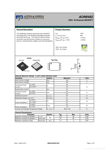  Datasheet Preview Page 1