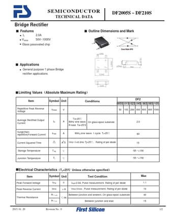  Datasheet Preview Page 1
