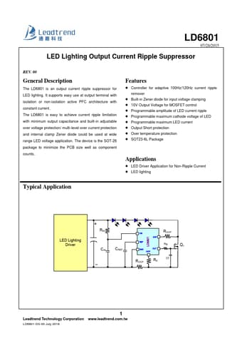  Datasheet Preview Page 1