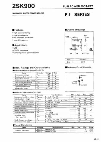  Datasheet Preview Page 1